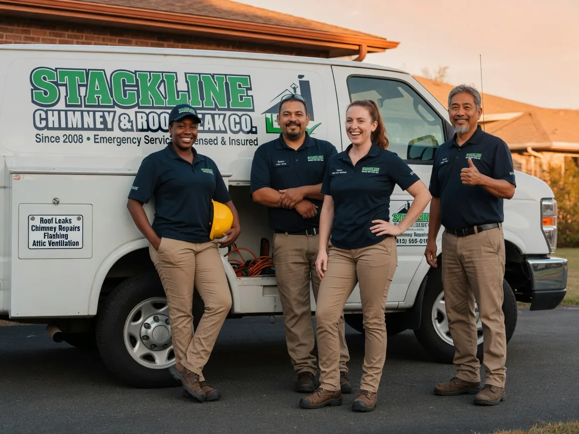 Chimney flashing repair company in Chamberlain, ME